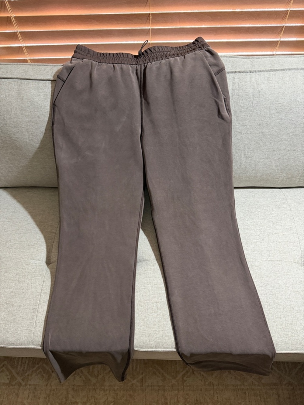Lululemon brown soft stream pants